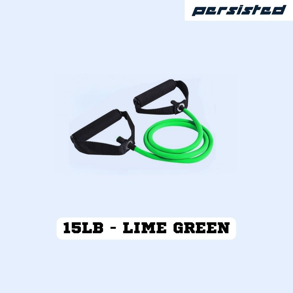 15LB - LIME GREEN Resistance Bands '𝐄𝐒𝐒𝐄𝐍𝐓𝐈𝐀𝐋' 𝐑𝐄𝐒𝐈𝐒𝐓𝐀𝐍𝐂𝐄 𝐁𝐀𝐍𝐃𝐒 Persisted