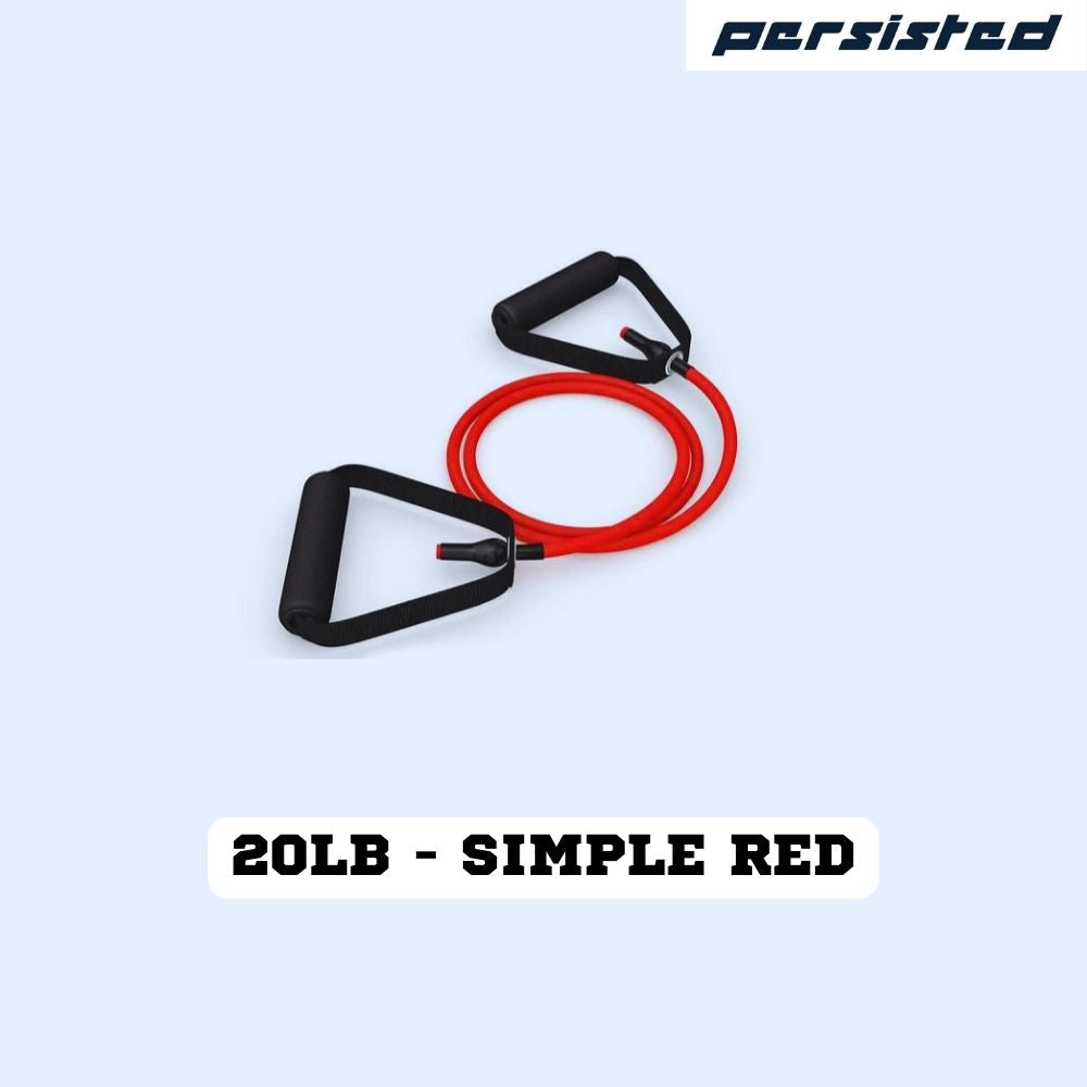 20LB - SIMPLE RED Resistance Bands '𝐄𝐒𝐒𝐄𝐍𝐓𝐈𝐀𝐋' 𝐑𝐄𝐒𝐈𝐒𝐓𝐀𝐍𝐂𝐄 𝐁𝐀𝐍𝐃𝐒 Persisted